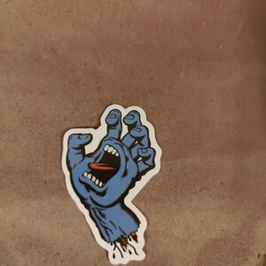 Santa Cruz sticker Screaming Hand Skateboard 
